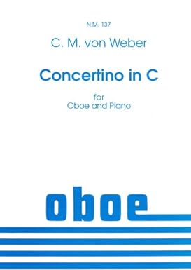 WEBER.-CONCERTINO IN C (OBOE/PIANO)