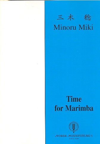 MINORU M. - TIME FOR MARIMBA