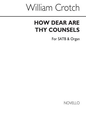 CROTCH - HOW DEAR ARE THY -