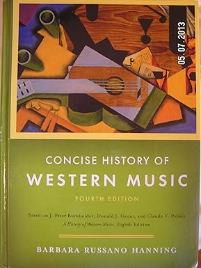 Peter J. Burkholder .- Concise History of Western Music.