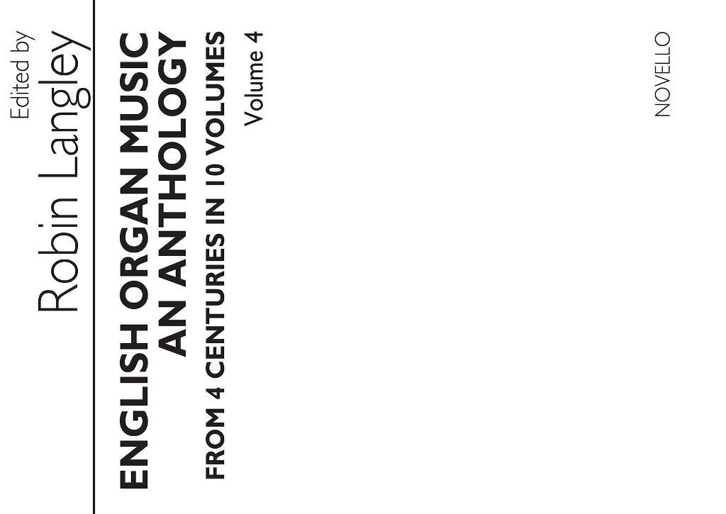 R . Langley - English organ music an anthology .Vol 4