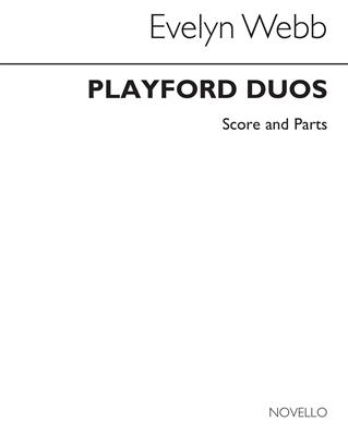 WEBB E. - PLAYFORD DUOS (SCORE & PARTS)