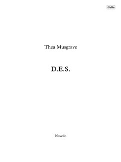 MUSGRAVE T. - D.E.S. VIOLONCHELO SOLO