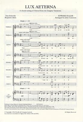 ELGAR E. - LUZ AETERNA