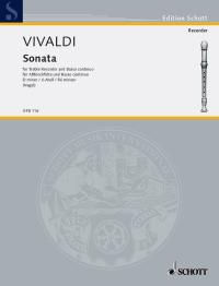 VIVALDI A. - SONATA REm ( fl.pico)