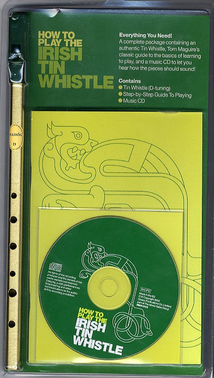 COMO TOCAR "THE IRISH TIN WHISTLE" +CD
