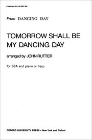RUTTER J. - TOMORROW SHALL BE MY DANCING DAY (V/P o ARPA)