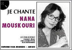 MOUSKOURI N . - JE CHANTE MOUSKOURI - LETRA CON ACORDES
