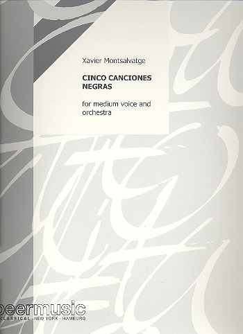 MONTSALVATGE X. - CINCO CANCIONES NEGRAS