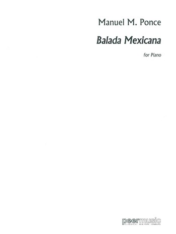 PONCE M. - BALADA MEXICANA PIANO