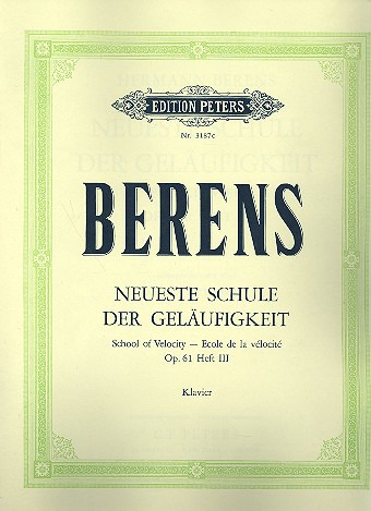 BERENS H. - ESCUELA DE LA VELOCIDAD V.3 (27-33) - OP.61