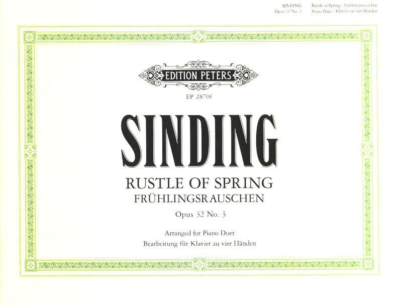 SINDING C. - SUSURROS PRIMAVERALES - OP.32 Nº3
