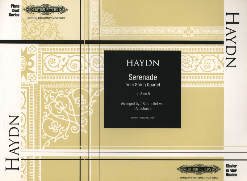 HAYDN J. - SERENATA DEL CUARTETO DE CUERDA Nº5 - OP.3