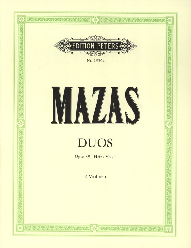 MAZAS J.F. - DUOS V.1 (6) - OP.39