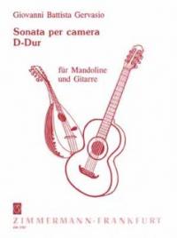 GERVASIO G.B. - SONATA PER CAMERA RE M -MANDOLINA Y GUITARRA