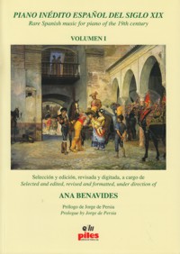 BENAVIDES A. - PIANO INEDITO ESPAÑOL SIGLO XIX Vº1
