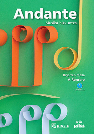 RONCERO V. - ANDANTE V.2 MUSIKA-HIZKUNTZA + CD *EUSKERA*