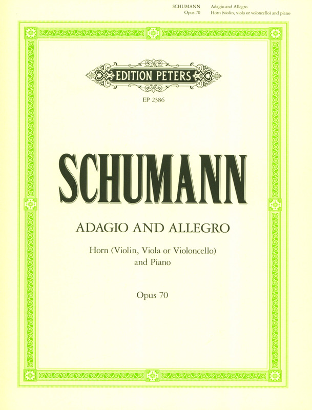 SCHUMANN R. - ADAGIO Y ALLEGRO OP.70