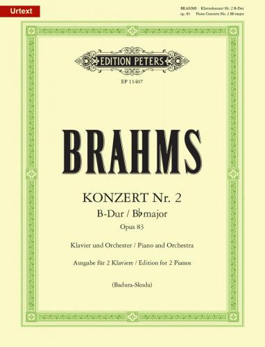 BRAHMS J. - CONCIERTO Nº2 SIb M - OP.83 URTEXT