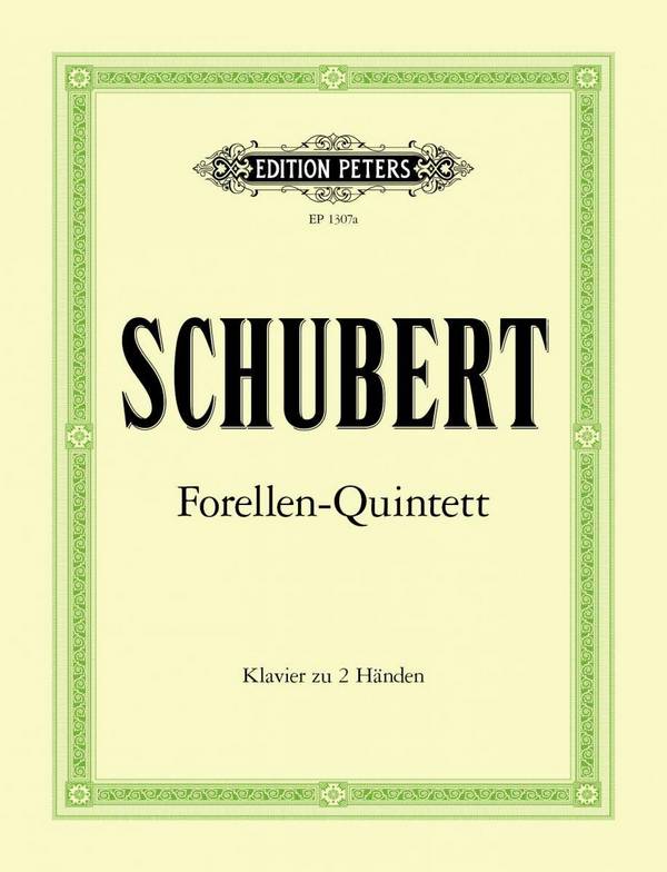 SCHUBERT F. - QUINTETO LA M LA TRUCHA - OP.114 ARR. PIANO