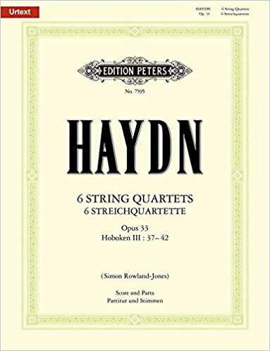 HAYDN J. - CUARTETOS (6) OP.33 URTEXT