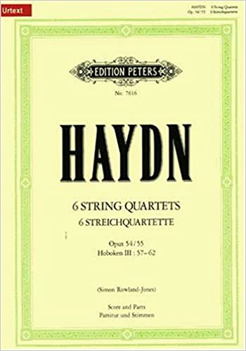 HAYDN J. - CUARTETOS (6) OP.54/55 (SC + PT) URTEXT