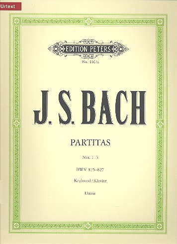BACH J.S. - PARTITAS V.1 URTEXT (6) - BWV.825-827