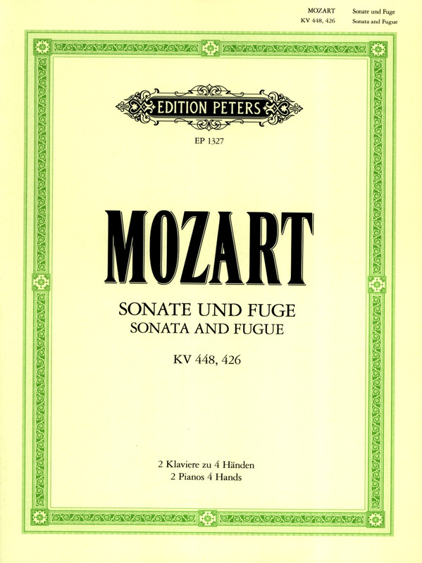MOZART W.A. - SONATA RE M Y FUGA DO m - KV.448/426