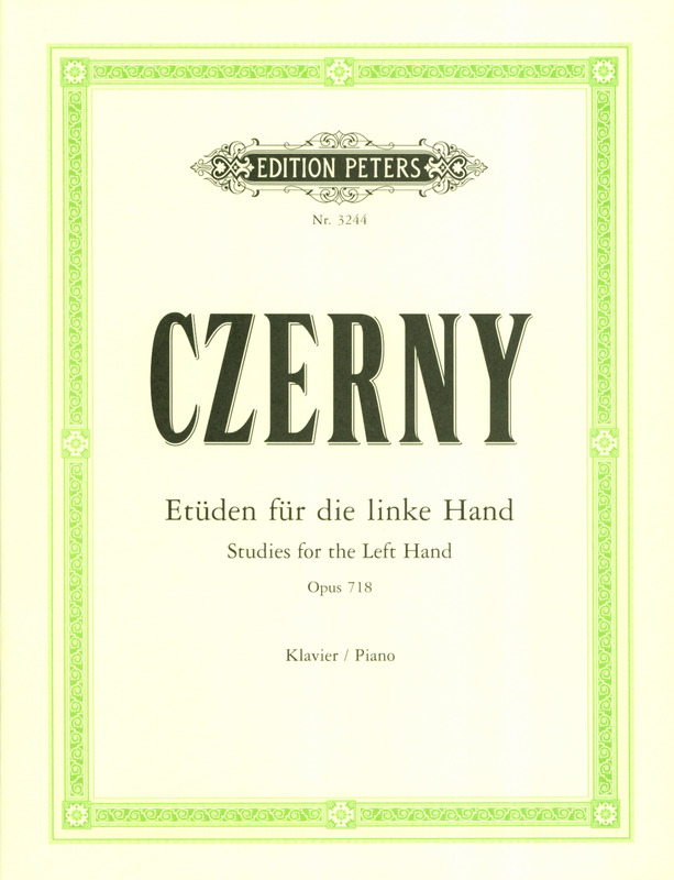 CZERNY C. - ESTUDIOS DE LA MANO IZQUIERDA - OP.718