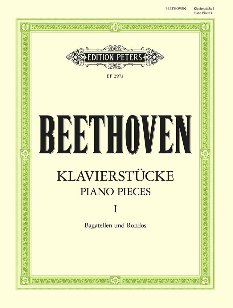 BEETHOVEN L.V. - PIEZAS PARA PIANO V.1 (BAGATELAS Y RONDOS)