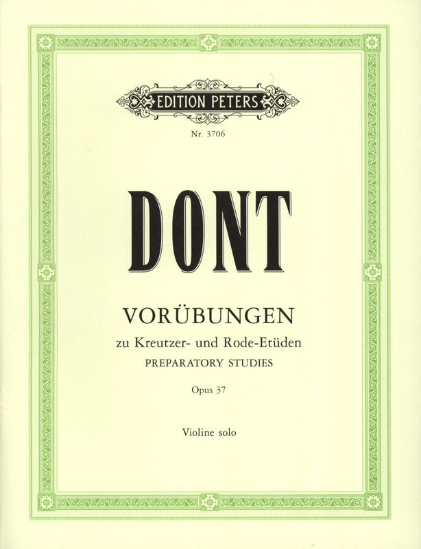 DONT J. - ESTUDIOS PRELIMINARES (24) - OP.37