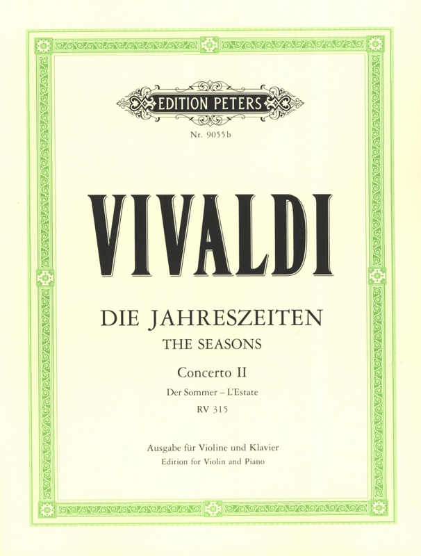 VIVALDI A. - CONCIERTO SOL m OP.8 Nº2 VERANO - RV.315