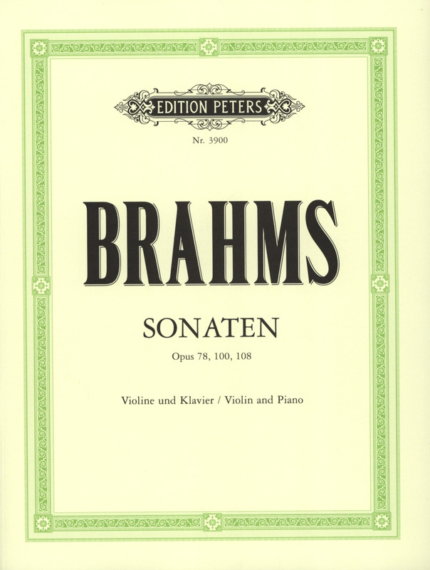BRAHMS J. - SONATAS (3) - OP.78/100/108