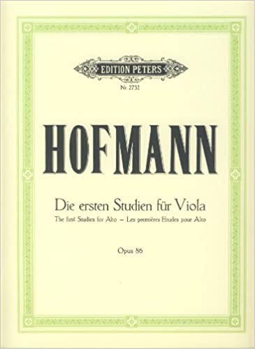 HOFMANN R. - ESTUDIOS - OP.86 VIOLA