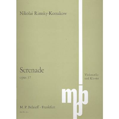 RIMSKY KORSAKOFF N. - SERENATA - OP.37