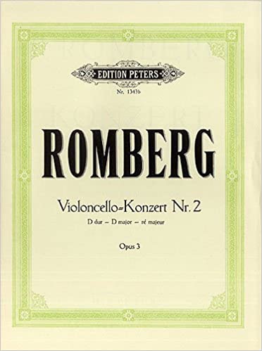 ROMBERG B. - CONCIERTO Nº2 RE M - OP.3 - CELLO Y PIANO -