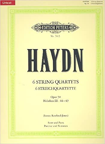 HAYDN J. - CUARTETOS (6) OP.50 (SC + PT)URTEXT