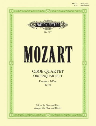 MOZART W.A. - CUARTETO FA M - K.370 - OBOE Y PIANO -