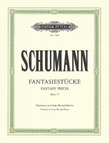 SCHUMANN R. - PIEZAS DE FANTASIA - OP.73 +CD (CL La/SIb P)