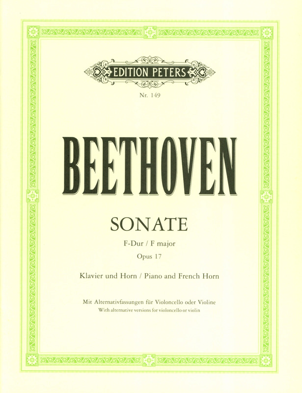 BEETHOVEN L.V. - SONATA - OP.17
