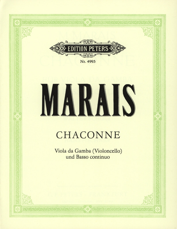 MARAIS M. - CHACONA RE M (VIOLA DE GAMBA O VIOLOCELLO Y PIANO)