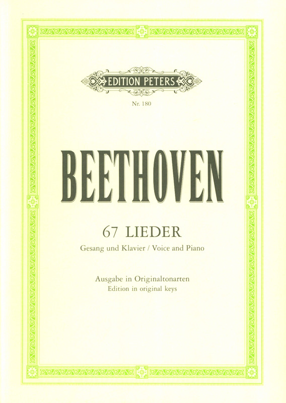 BEETHOVEN L.V. - CANCIONES (67 LIEDER) -