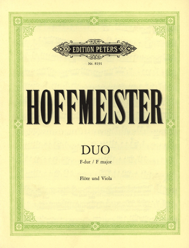 HOFFMEISTER F.A.- DUO VIOLA Y FLAUTA FA M
