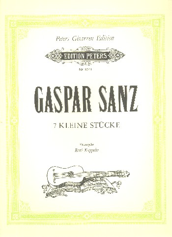 SANZ G. - PEQUEÑAS PIEZAS (7) GUITARRA*AGOTADO EN LA EDITORIAL