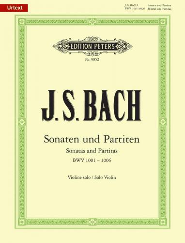 BACH J.S. - SONATAS Y PARTITAS URTEXT (6) - BWV.1001-1006