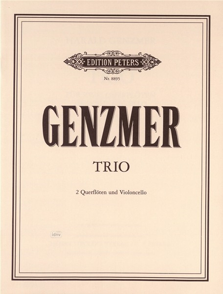 GENZMER H. - TRIO                              2FL/VC -