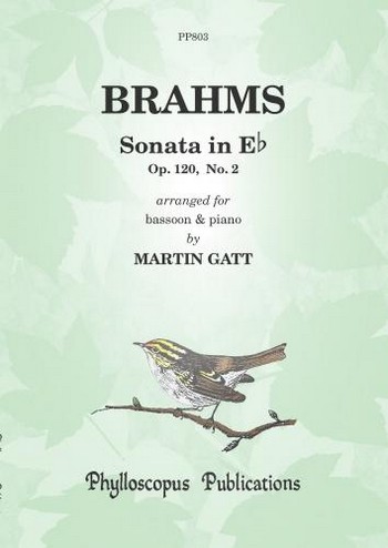 BRAHMS J. - SONATA MIB OP.120.2 - FAGOT Y PIANO
