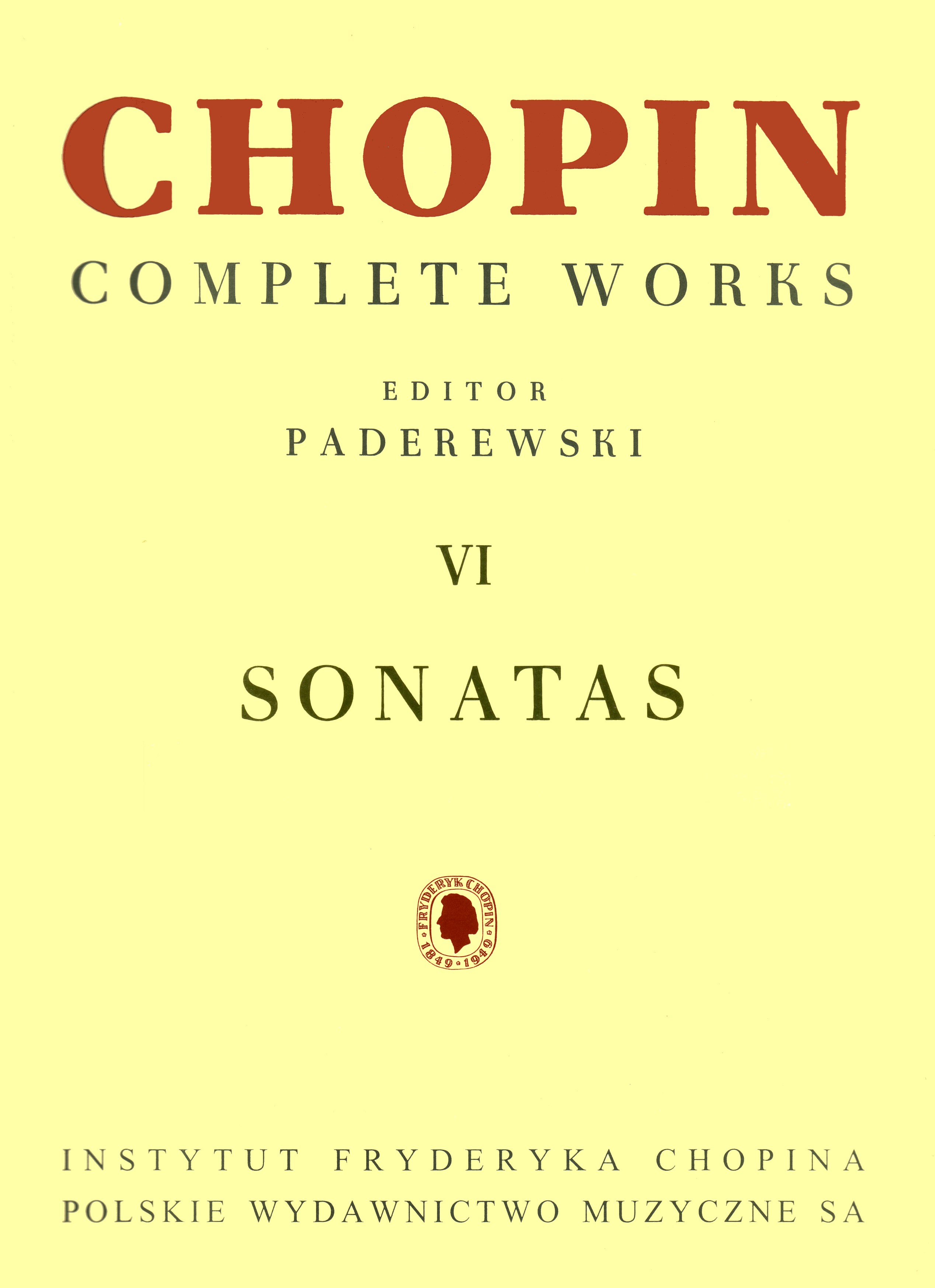 CHOPIN F. - SONATAS PADEREWSKI - OP.35/58/4