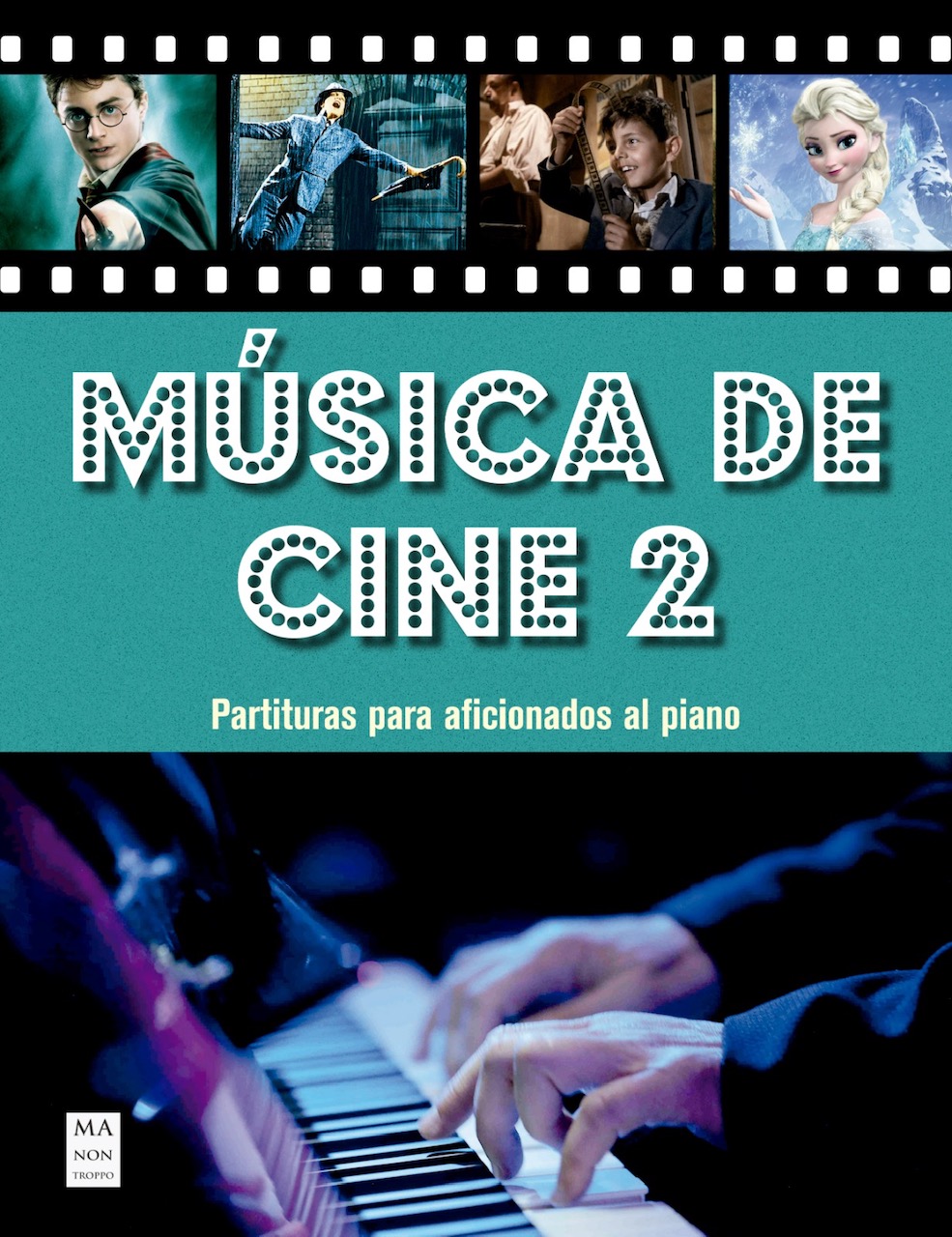 ALBUM - MUSICA DE CINE V.2  (44 TEMAS DE PELICULAS) ARR.FACILES PIANO