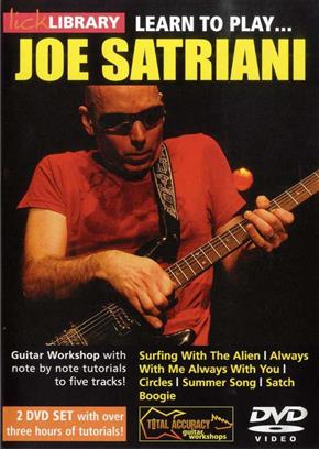 SATRIANI J. - LEARN TO PLAY JOE SATRIANI (2DVD)